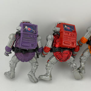1989 Metalhead TMNT Figures CUSTOM x 4 All Turtles Lot LOOSE FRENLY BRICKS - Open 7 Days