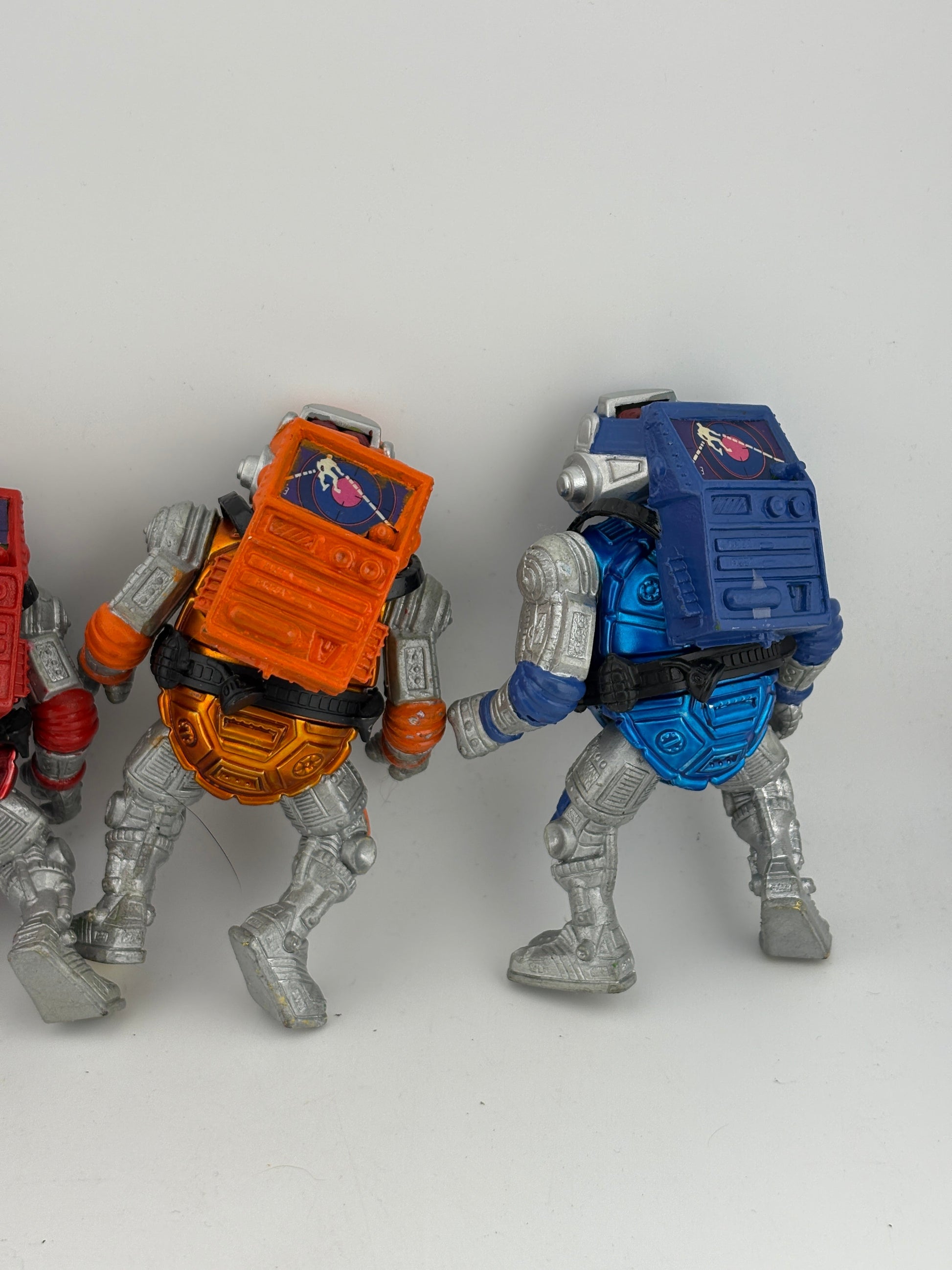 1989 Metalhead TMNT Figures CUSTOM x 4 All Turtles Lot LOOSE FRENLY BRICKS - Open 7 Days
