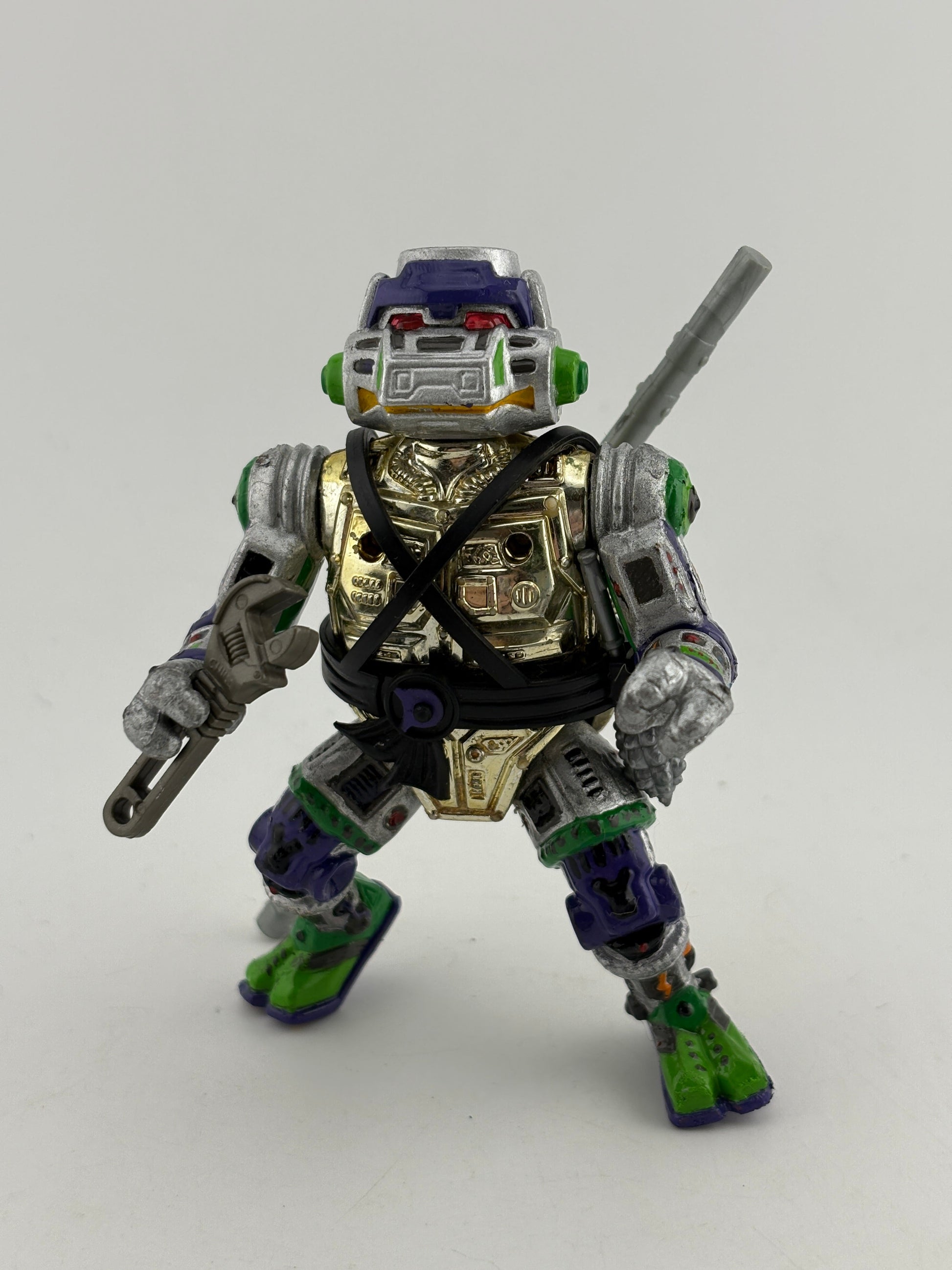 1989 Vintage TMNT Metalhead Custom Donatello Figure Loose FRENLY BRICKS - Open 7 Days