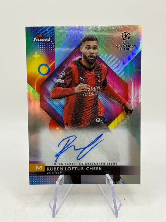 2023-24 Topps Finest Ruben Loftus-Cheek AC Milan Chelsea Auto FRENLY BRICKS - Open 7 Days