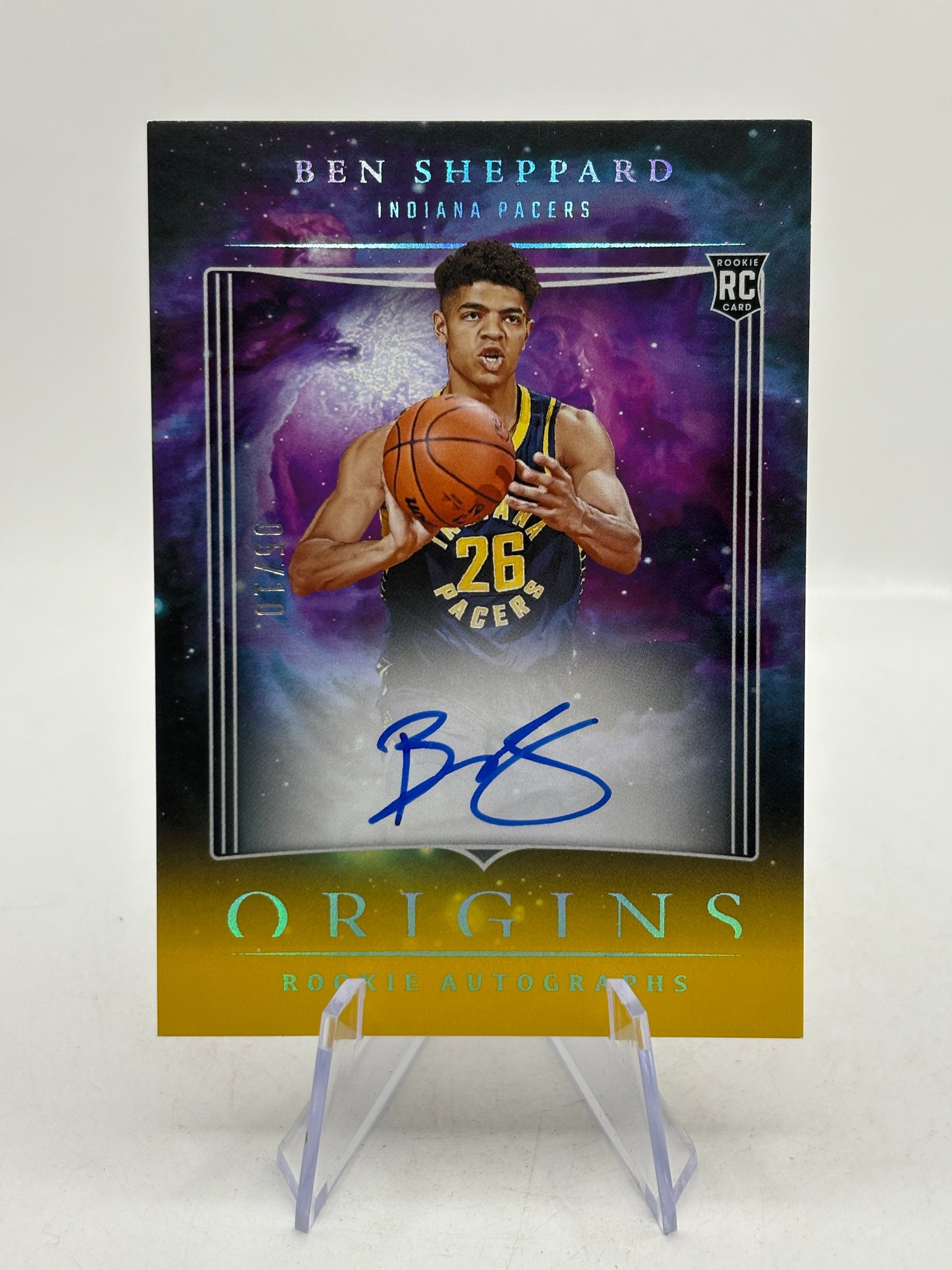 2023-24 Panini Origins - Ben Sheppard Origins Auto 05/10 Rookie FRENLY BRICKS - Open 7 Days