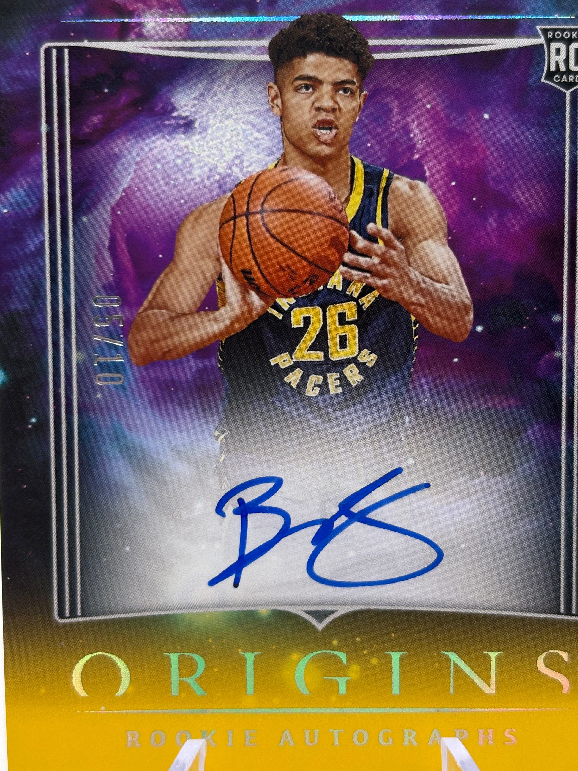 2023-24 Panini Origins - Ben Sheppard Origins Auto 05/10 Rookie, photo 2 image 2