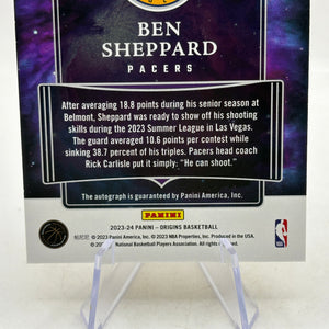 2023-24 Panini Origins - Ben Sheppard Origins Auto 05/10 Rookie FRENLY BRICKS - Open 7 Days