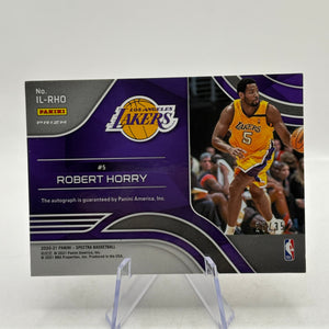 ROBERT HORRY AUTO /35 2020-2021 PANINI SPECTRA BASKETBALL Lakers FRENLY BRICKS - Open 7 Days