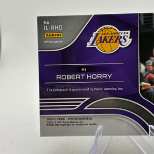 ROBERT HORRY AUTO /35 2020-2021 PANINI SPECTRA BASKETBALL Lakers FRENLY BRICKS - Open 7 Days