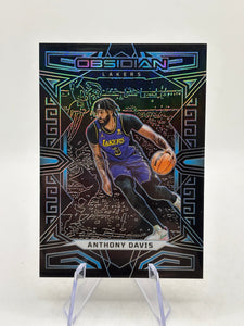 2022-23 Panini Obsidian Electric Etch Blue /30 Anthony Davis #23