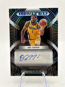 2024-25 Obsidian OBI TOPPIN Ignited Signatures Auto /25