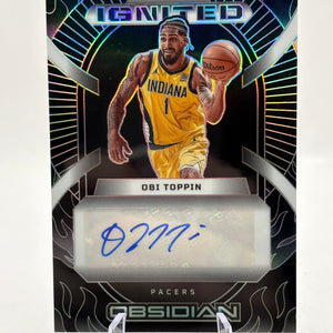 2024-25 Obsidian OBI TOPPIN Ignited Signatures Auto /25 FRENLY BRICKS - Open 7 Days