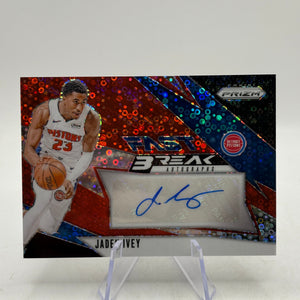 Jaden Ivey 2024-25 Prizm Fast Break Red Auto /99 Detroit FRENLY BRICKS - Open 7 Days