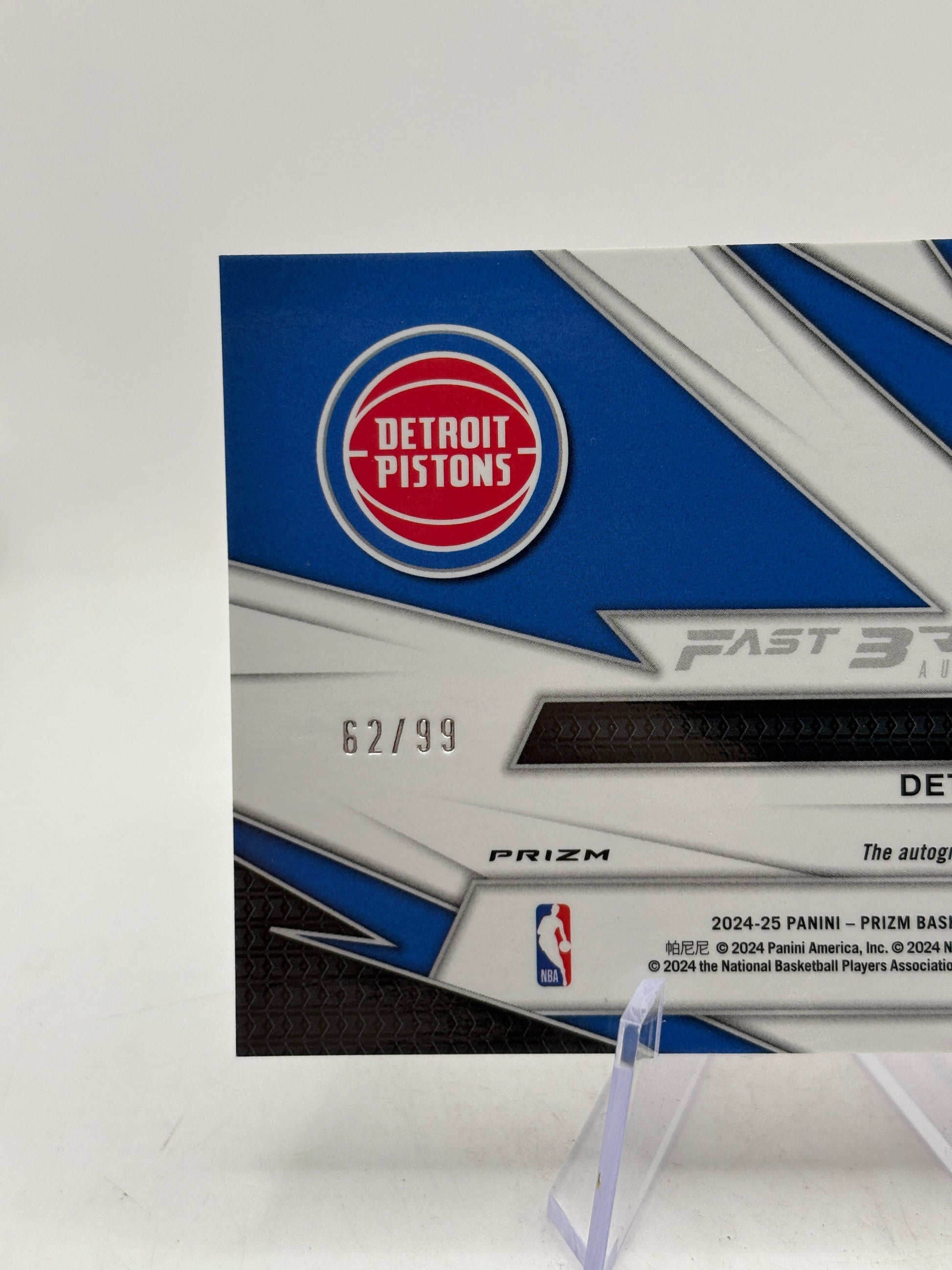 Jaden Ivey 2024-25 Prizm Fast Break Red Auto /99 Detroit FRENLY BRICKS - Open 7 Days