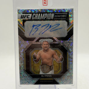 2023 Panini Prizm UFC B.J. Penn Disco Champion Autograph No.CS-BJP FRENLY BRICKS - Open 7 Days