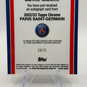 2022-23 Topps Chrome PSG - Danilo AU-DP Auto /75 FRENLY BRICKS - Open 7 Days
