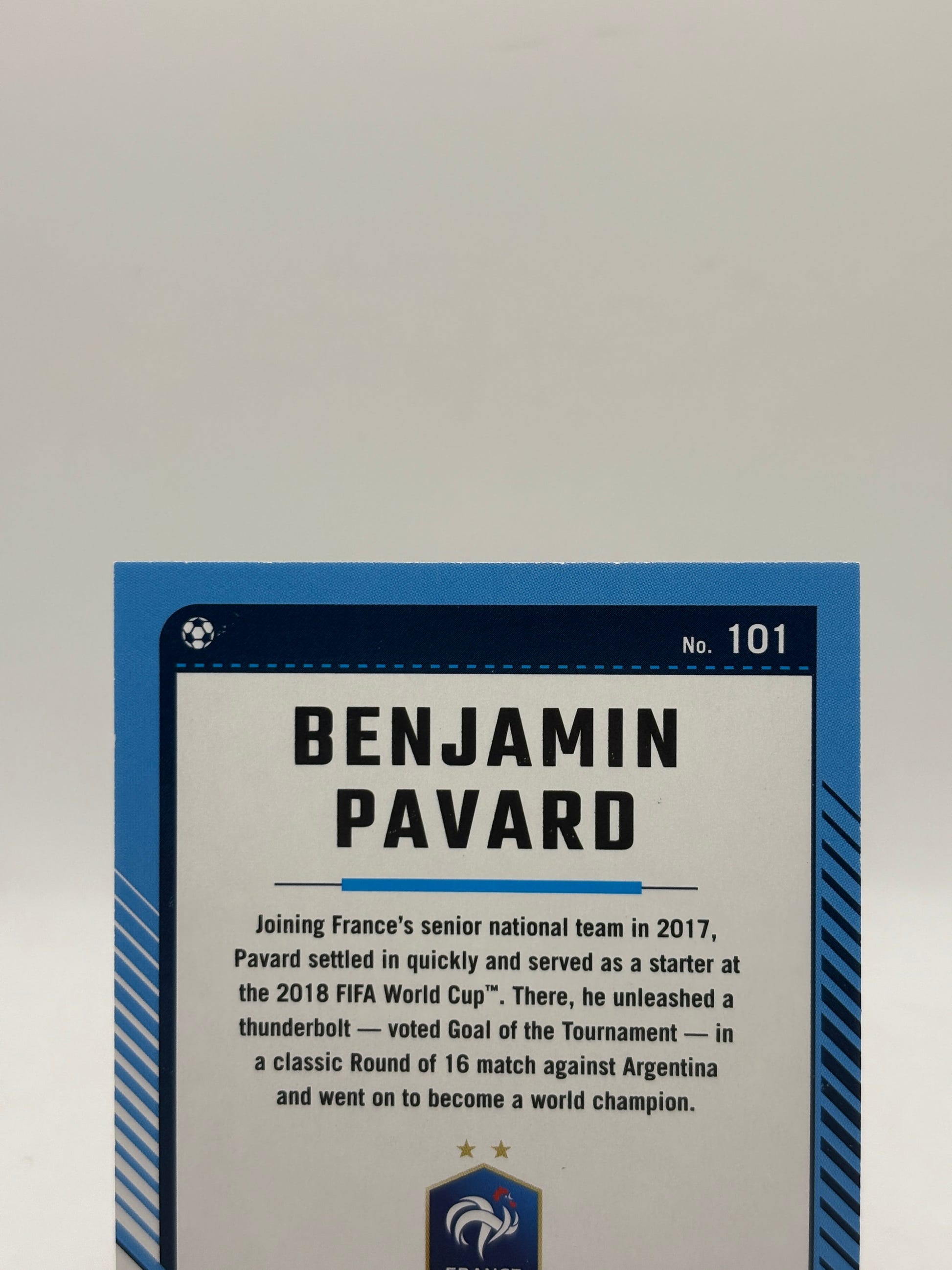 2024-25 Panini Donruss Fifa - Benjamin Pavard #101 Gold /10 France World Cup, photo 3 image 3