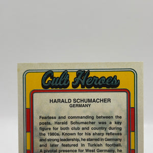 2025 Futera Unique Cult Heroes #CH52 Harald Schumacher 03/16 FRENLY BRICKS - Open 7 Days