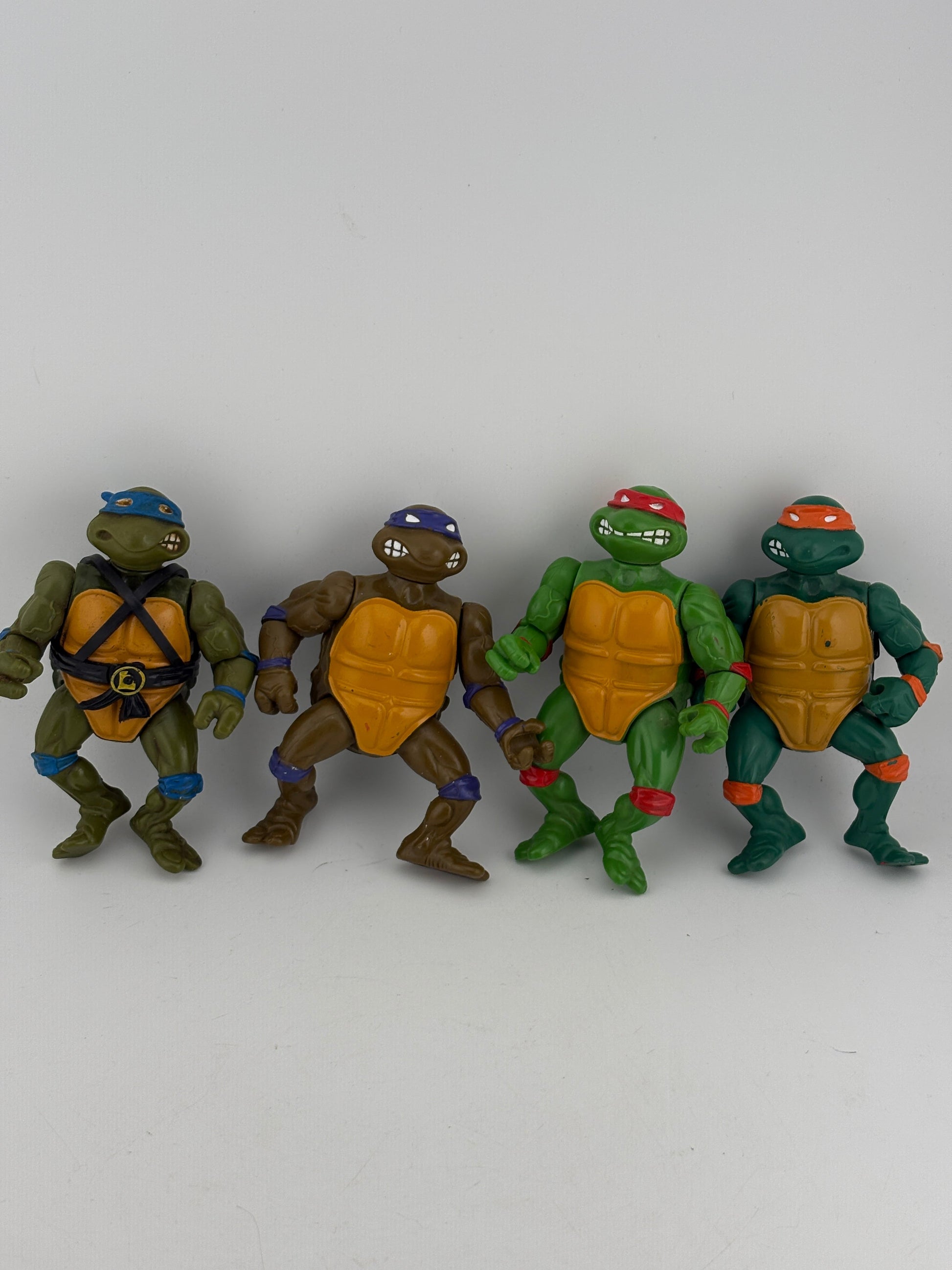 Vintage Playmates TMNT 2008/1988 Action Figure Lot x 4 Loose (2) FRENLY BRICKS - Open 7 Days