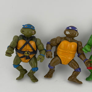 Vintage Playmates TMNT 2008/1988 Action Figure Lot x 4 Loose (2) FRENLY BRICKS - Open 7 Days