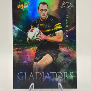 2026 NRL League Heroes Gladiators - G108 Isaah Yeo /599 Insert Card Panthers FRENLY BRICKS - Open 7 Days