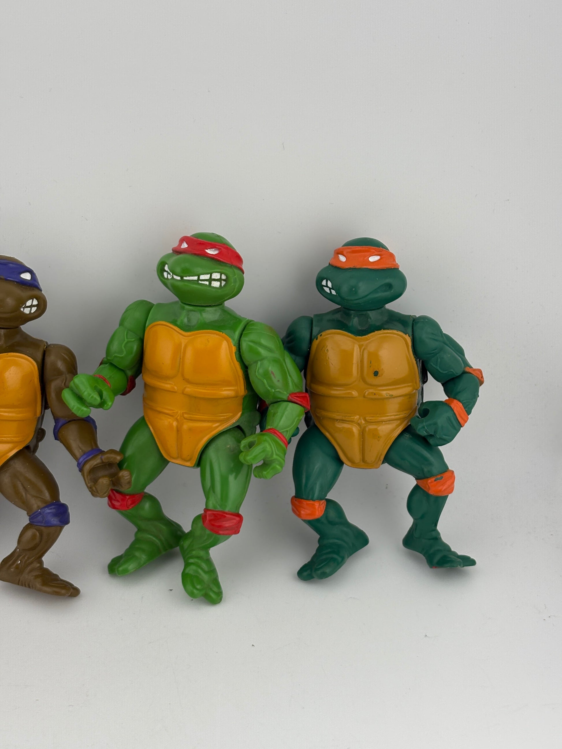 Vintage Playmates TMNT 2008/1988 Action Figure Lot x 4 Loose (2) FRENLY BRICKS - Open 7 Days