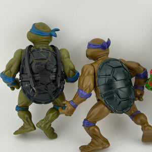 Vintage Playmates TMNT 2008/1988 Action Figure Lot x 4 Loose (2) FRENLY BRICKS - Open 7 Days