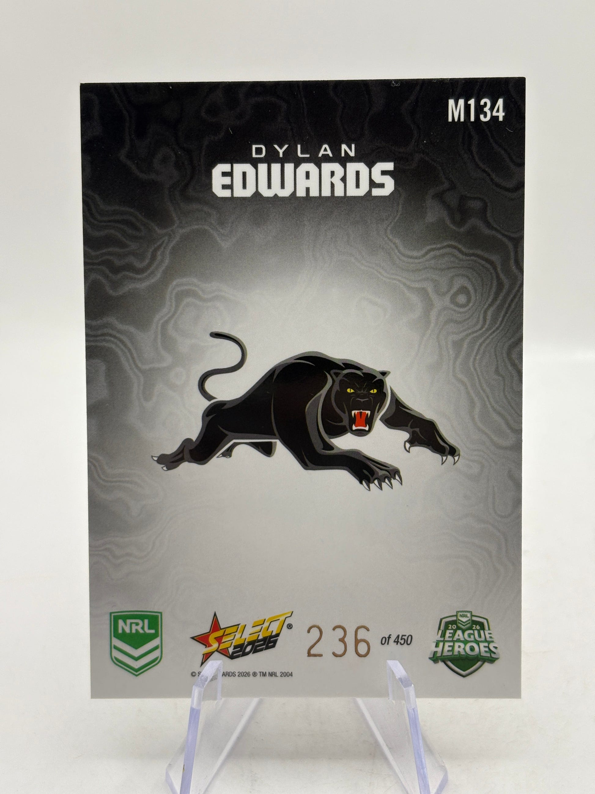 2026 NRL Select Mercury Dylan Edwards Penrith Panthers 025/450, photo 2 image 2