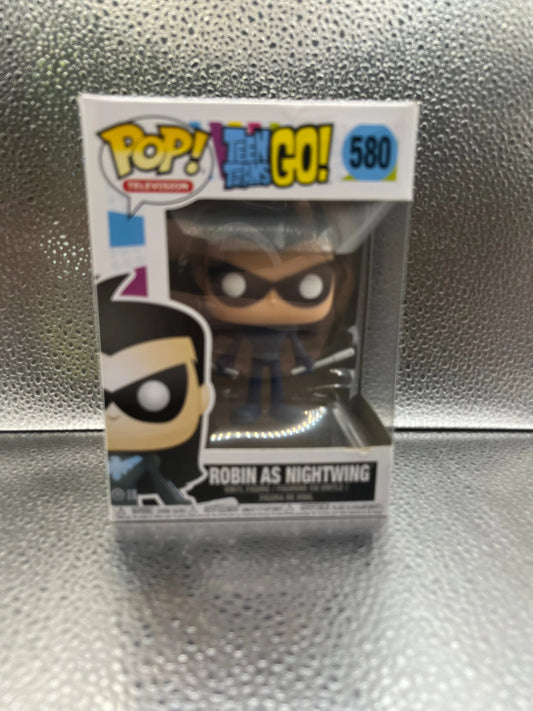 Funko POP Television - Teen Titans Go! - Robin as Nightwing #580 FRENLY BRICKS - Open 7 Days