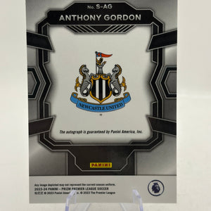 2023-24 Panini Prizm Anthony Gordon Signatures Auto Silver Newcastle United S-AG FRENLY BRICKS - Open 7 Days