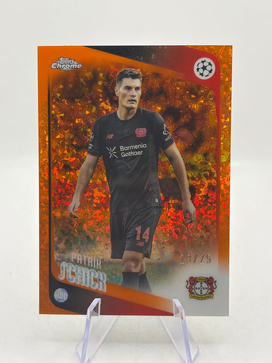Patrik Schick /25 TOPPS CHROME UEFA CLUB COMPETITION 25-26 Leverkusen FRENLY BRICKS - Open 7 Days