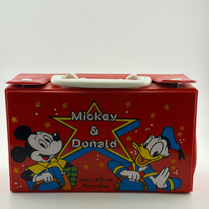Vintage Disney “Mickey & Donald” Lunch / Carry Box RARE FRENLY BRICKS - Open 7 Days