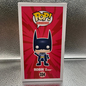 Funko POP Television - Teen Titans Go! - Robin as Batman #334 FRENLY BRICKS - Open 7 Days