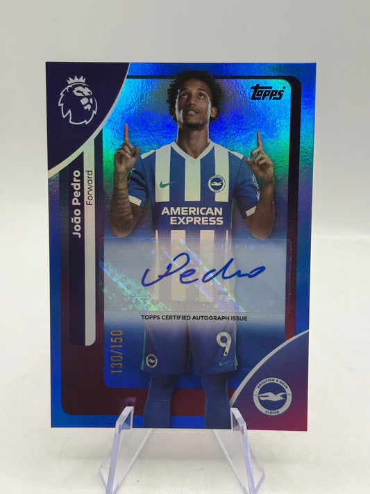 2025-26 Topps Premier League Joao Pedro Auto Blue /150 FRENLY BRICKS - Open 7 Days