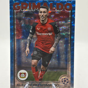 2024-25 Topps UEFA Club Competitions #3 Alejandro Grimaldo Icy Blue Foil #/75 FRENLY BRICKS - Open 7 Days