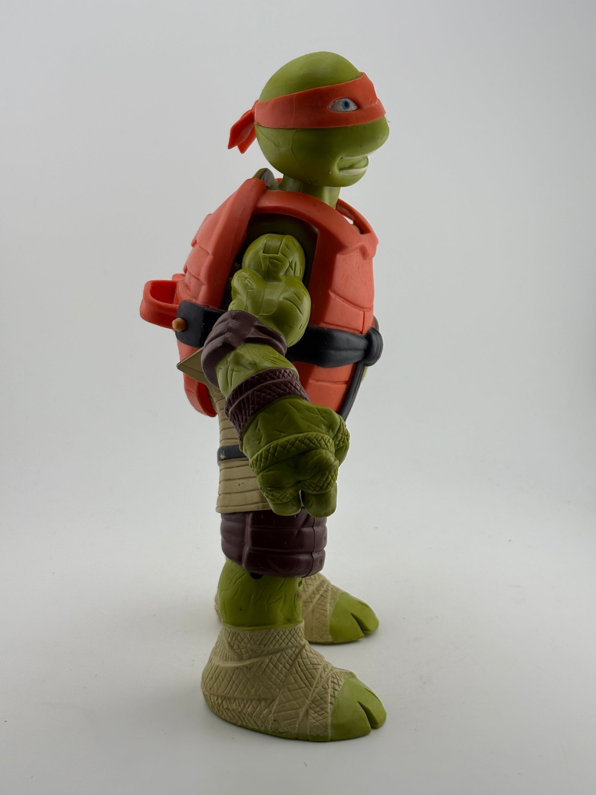 2012 Viacom TMNT Teenage Mutant Ninja Turtles Playmates 10" Michaelangelo Loose FRENLY BRICKS - Open 7 Days