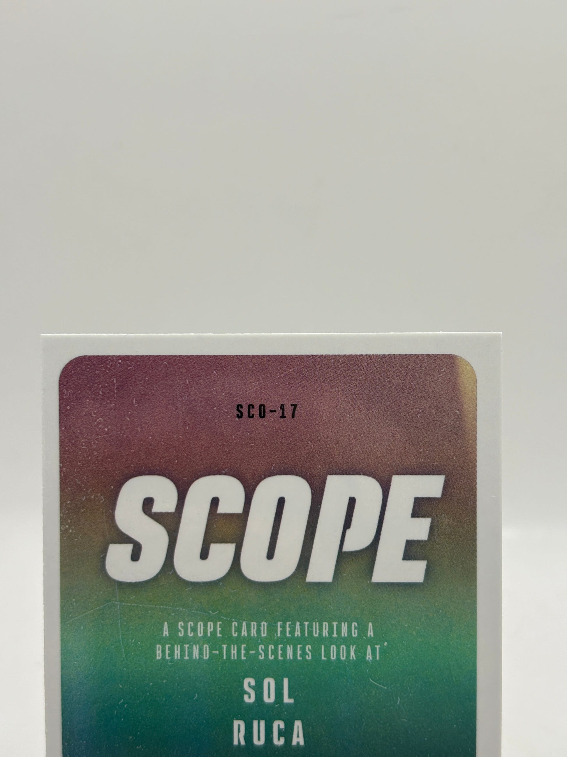 2026 Topps Chrome WWE Sol Ruca Scope Green Refractor #/99, photo 3 image 3