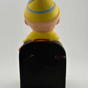 Vintage Walt Disney Pinocchio  Money Box #4 Play Pal Plastics *Missing Bottom Plug* Rare FRENLY BRICKS - Open 7 Days
