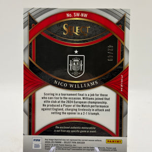 2024-25 Panini Select Nico Williams #SW-NW Patch /49 FRENLY BRICKS - Open 7 Days