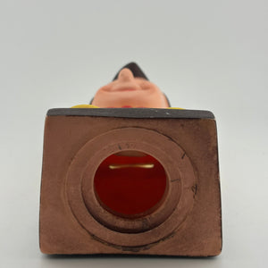 Vintage Walt Disney Pinocchio  Money Box #4 Play Pal Plastics *Missing Bottom Plug* Rare FRENLY BRICKS - Open 7 Days