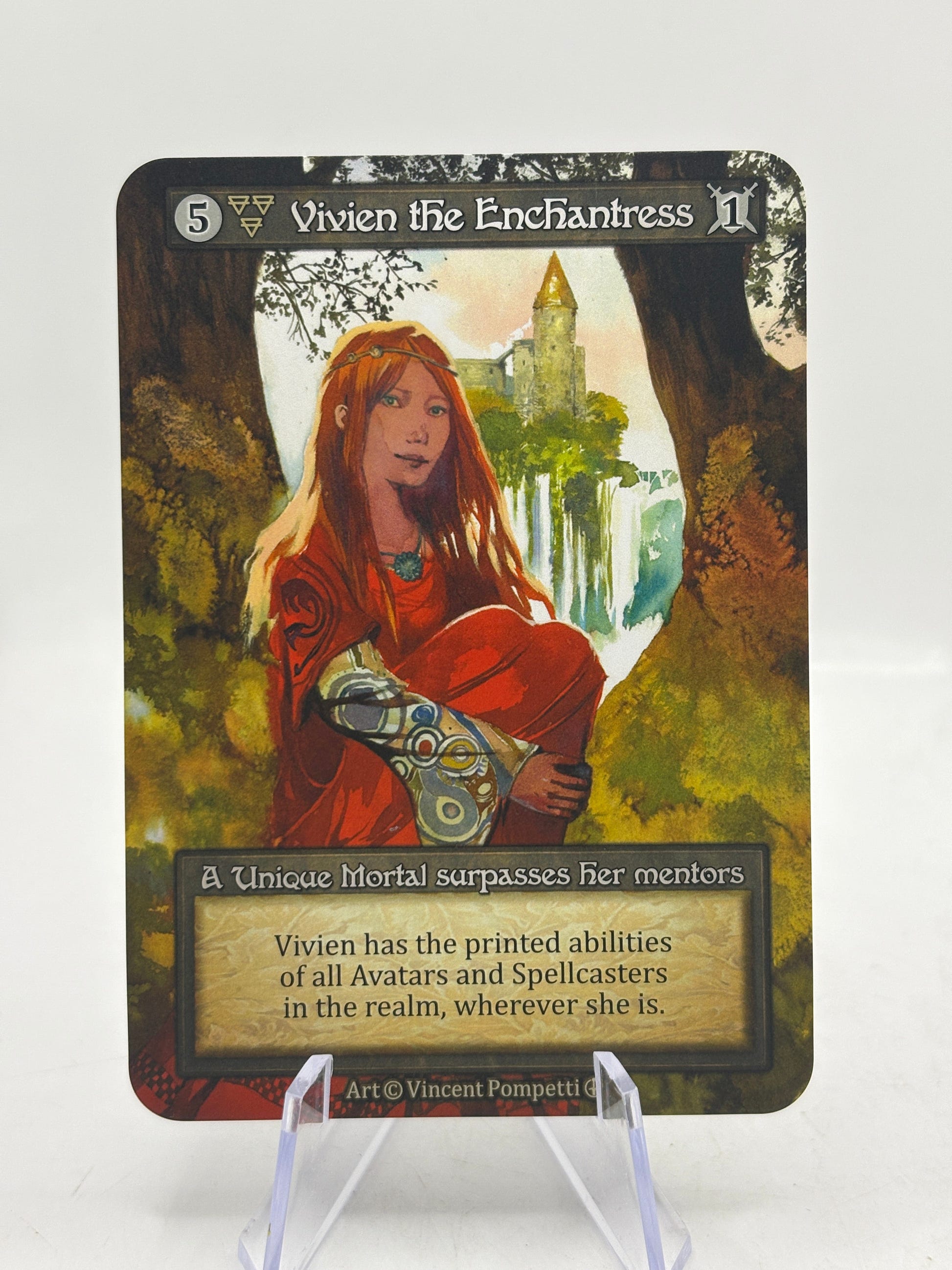 Sorcery TCG Arthurian Legends Vivien the Enchantress Unique Non Foil image 1