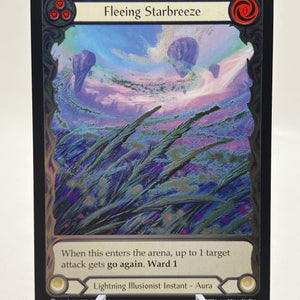Flesh and Blood TCG - Fleeing Starbreeze OMN037 Extended Art Foil FRENLY BRICKS - Open 7 Days