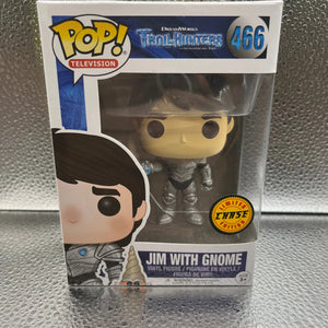 Funko POP Television - Troll Hunters - Jim with Gnome (Chase Edition) #466 FRENLY BRICKS - Open 7 Days