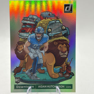 Aidan Hutchinson 2022 Panini Optic Downtown RC SSP Case Hit Detroit Lions FRENLY BRICKS - Open 7 Days