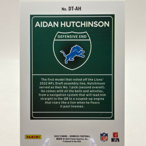Aidan Hutchinson 2022 Panini Optic Downtown RC SSP Case Hit Detroit Lions FRENLY BRICKS - Open 7 Days