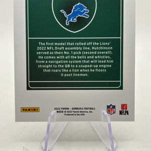 Aidan Hutchinson 2022 Panini Optic Downtown RC SSP Case Hit Detroit Lions FRENLY BRICKS - Open 7 Days