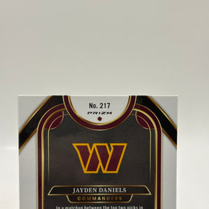 2024 Panini Select - Club Level Jayden Daniels #217 Yellow & Red Shock Prizm (RC) FRENLY BRICKS - Open 7 Days