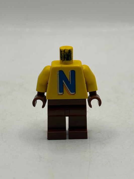 LEGO Rare Minifigure, Nesquik Bunny / Quicky the Nestle Rabbit Gen003 Used NO HEAD FRENLY BRICKS - Open 7 Days