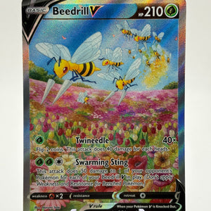 Pokemon TCG Astral Radiance- Beedrill V 161/189 Alt Art LP (1) FRENLY BRICKS - Open 7 Days