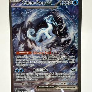 Pokemon TCG Paldea Evolved - Chien-Pao EX 261/193 Illustration Rare NM FRENLY BRICKS - Open 7 Days