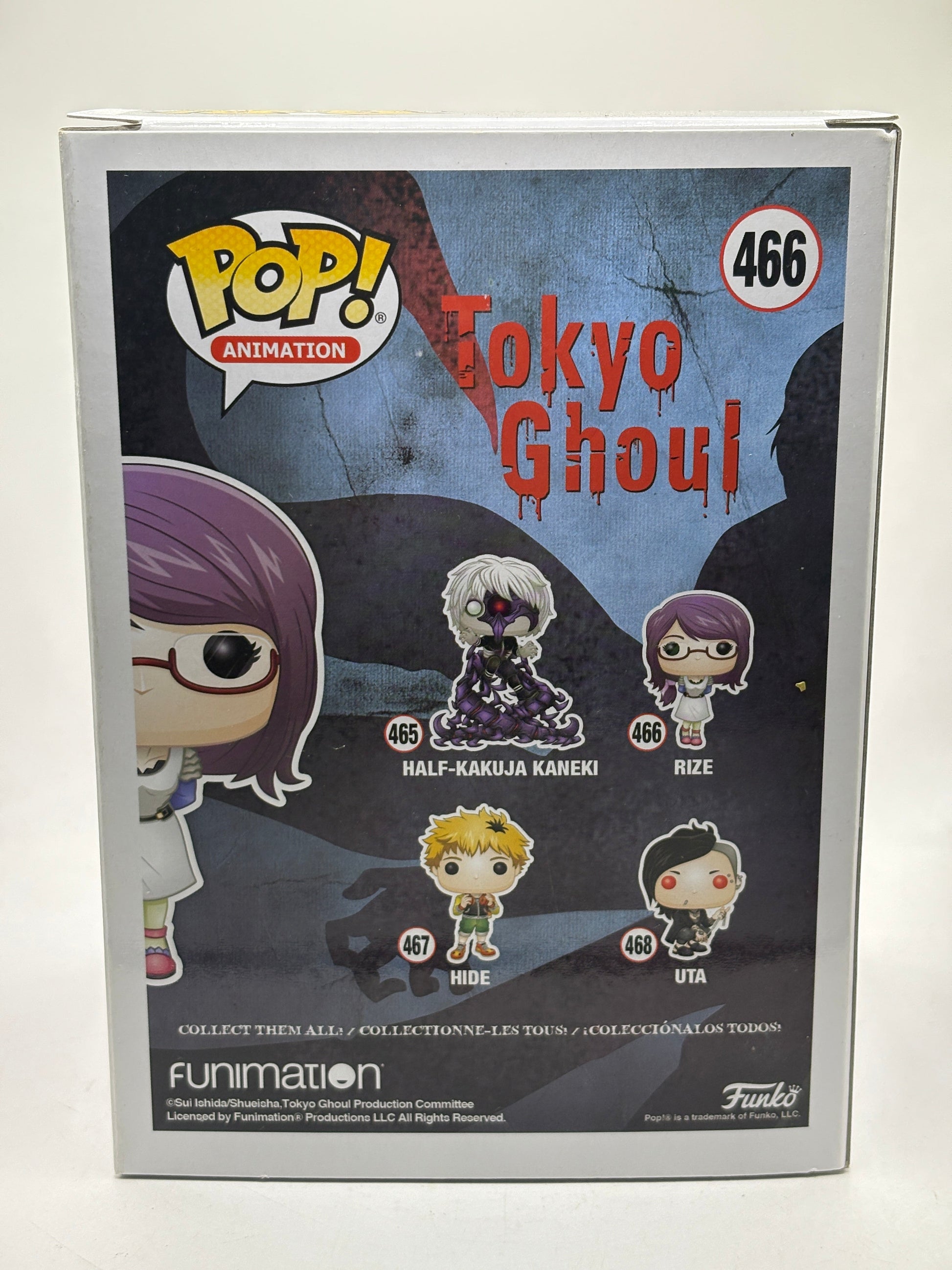 Funko POP! Animation Tokyo Ghoul #466 Rize Vinyl Figure FRENLY BRICKS - Open 7 Days
