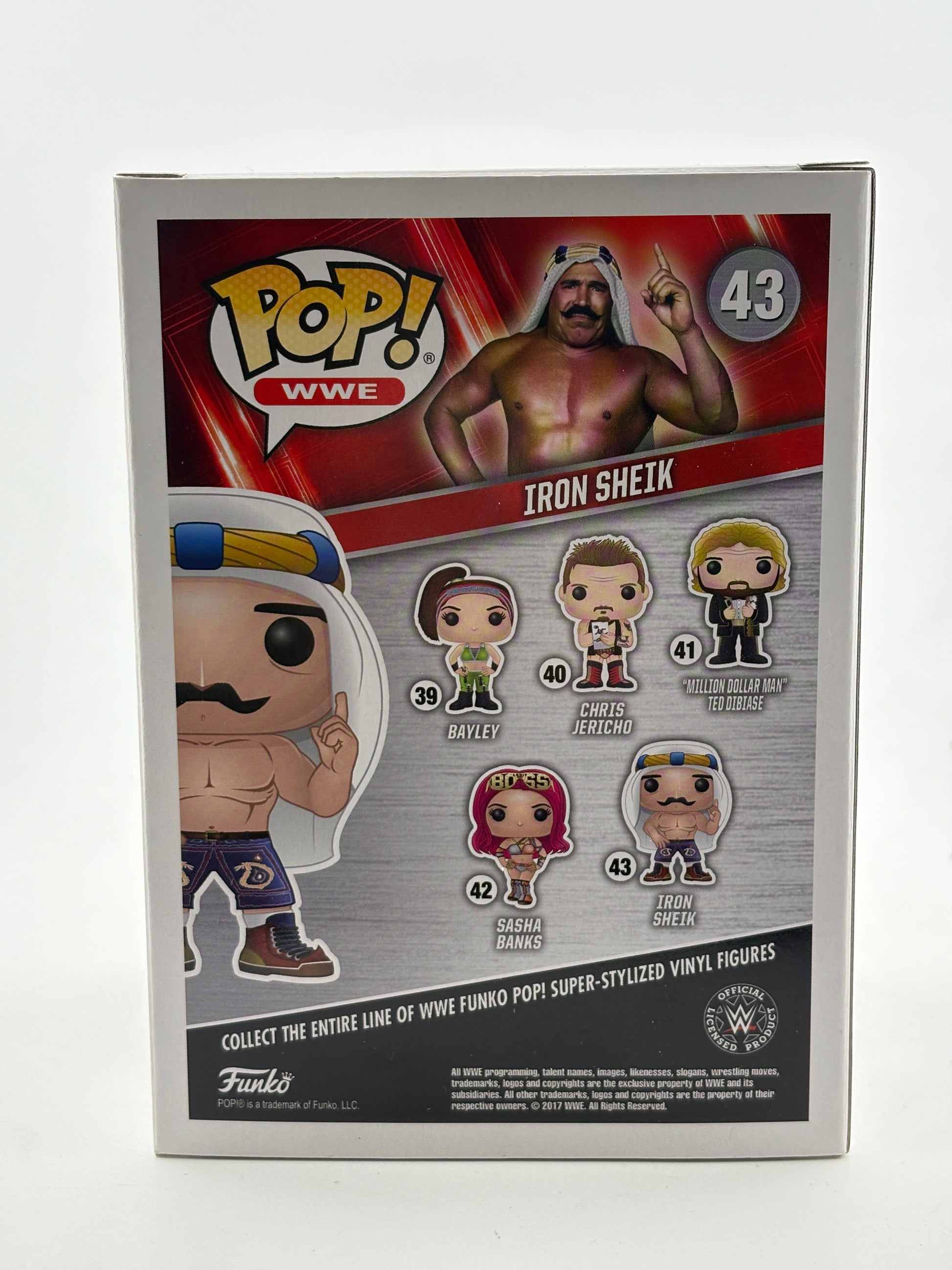Funko POP! WWE #43 Iron Sheik Limited Chase Edition FRENLY BRICKS - Open 7 Days