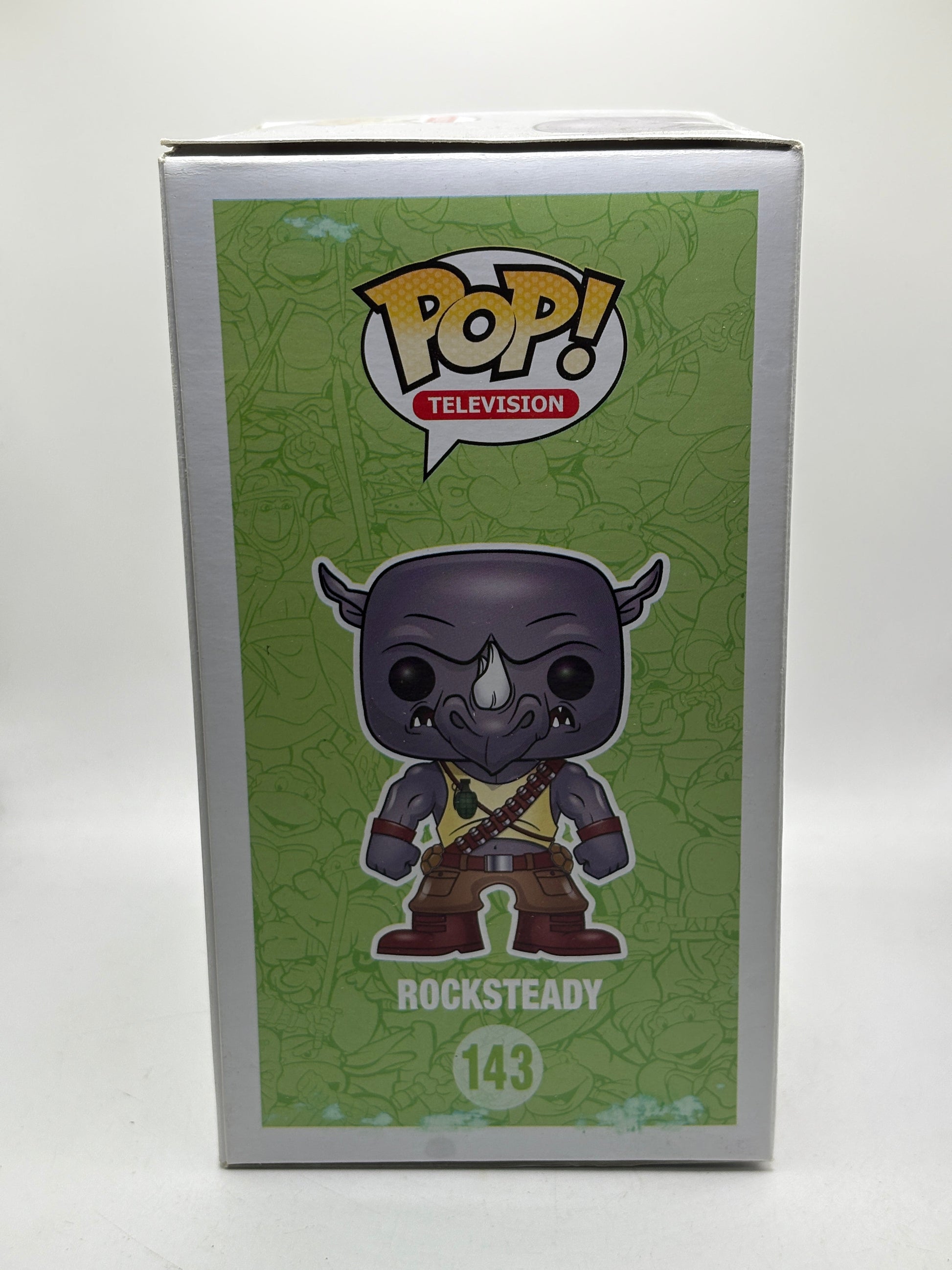 Funko POP! Television TMNT #143 Rocksteady Vinyl Figure *NO MOULD* FRENLY BRICKS - Open 7 Days