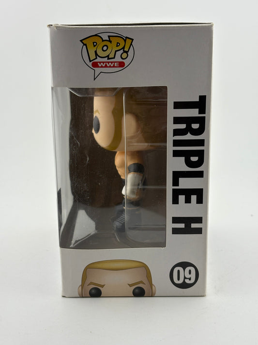 Funko POP! WWE #09 Triple H Vinyl Figure *RARE* FRENLY BRICKS - Open 7 Days